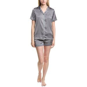 Katiejnyc Womens 2Pc Olivia Satin Stretch Lounge Set